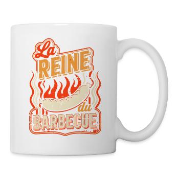 La Reine du Barbecue - Mug blanc - blanc - Droite