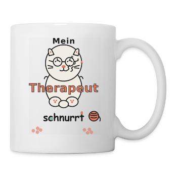 MEIN THERAPEUT SCHNURRT - Tasse - Weiß - Rechts