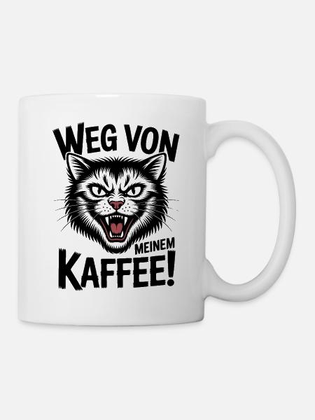 Weg Von Kaffee - Tasse - Weiß