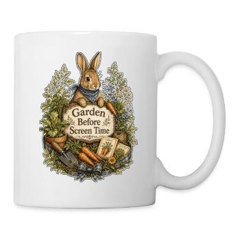 Garden Before Screen Time - Mug - white - Right