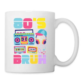 Retro Back to the 80s Vintage Design - Mug - white - Right