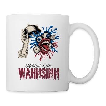 Mahlzeit Lieber Wahnsinn - Tasse - Weiß - Rechts