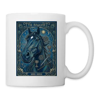 Le cheval, le magicien - Mug blanc - blanc - Droite