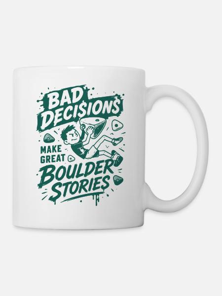 Bouldering Therapy Better Holds - Tasse - Weiß