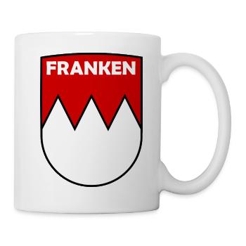 Franken Crest Logo - Tasse - Weiß - Rechts