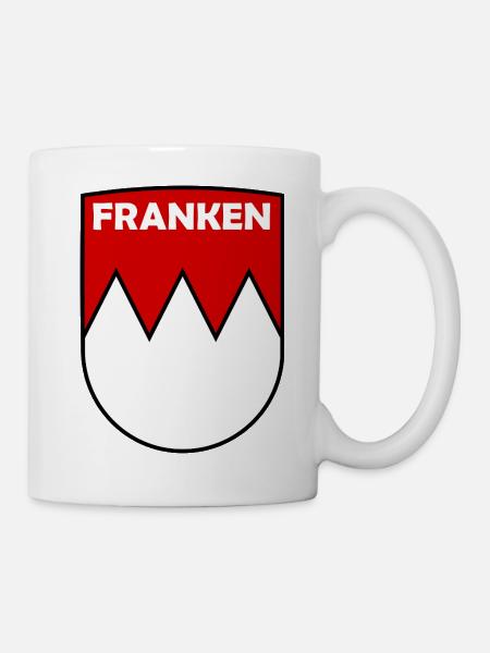 Franken Crest Logo - Tasse - Weiß