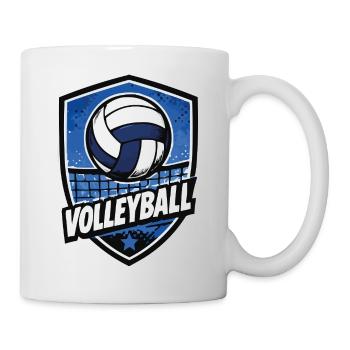 Volleyball Shield Motif - Mug - white - Right