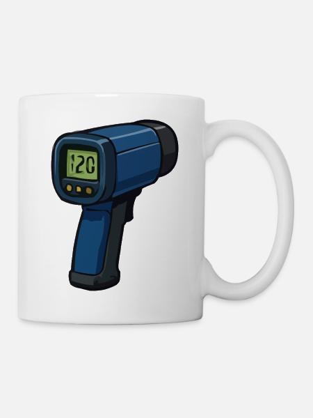 alkoholtester - Tasse - Weiß