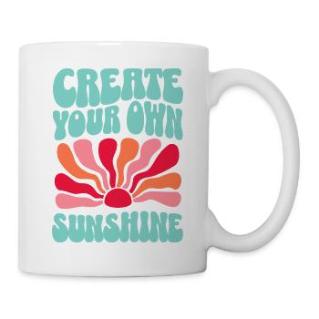 Create your own sunshine image - Mug - white - Right