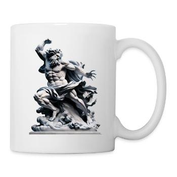Zeus Storm Statue – Mythological Power - Mug - white - Right