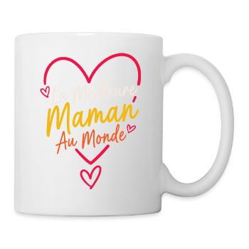 Meilleure Maman Au Monde - Mug blanc - blanc - Droite