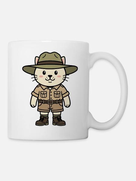Australische Katze - Tasse - Weiß