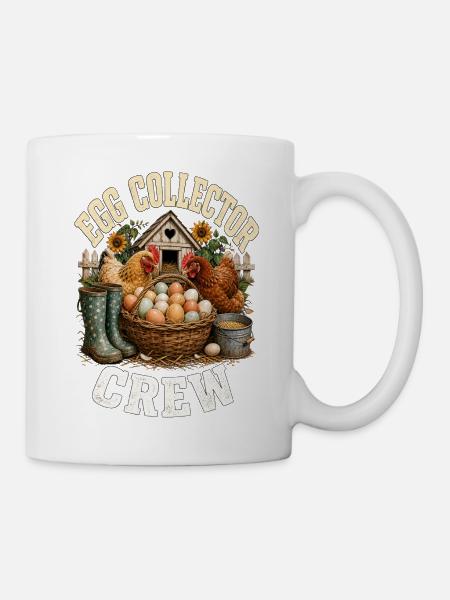 EGG COLLECTOR CREW - Tasse - Weiß