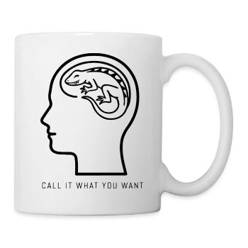 Appelez-le comme vous voulez profil lézard Brain - Mug blanc - blanc - Droite