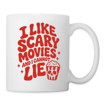 I Like Scary Movies And I Cannot Lie - Tasse - Weiß - Rechts