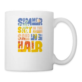 Summer salt in the air - Tasse - Weiß - Rechts