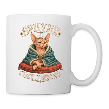 SPHYNX COZY THRONE Katze - Tasse - Weiß - Rechts