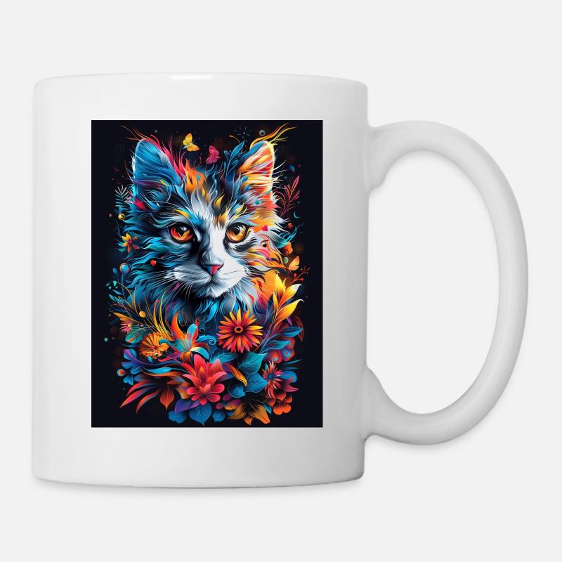 Cat_04 - Tasse - Weiß