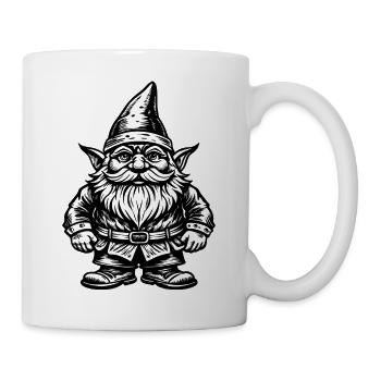 Gnome - Tasse - Weiß - Rechts