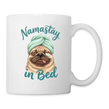 Namastay in Bed - Lazy Dog - Mug - white - Right