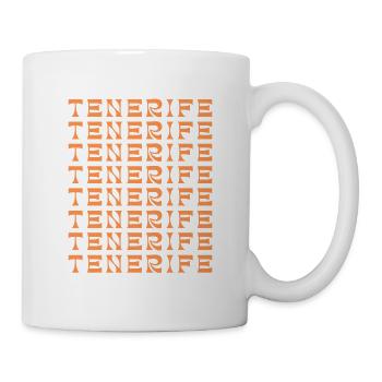 Tenerife Grid Pattern - Mug - white - Right