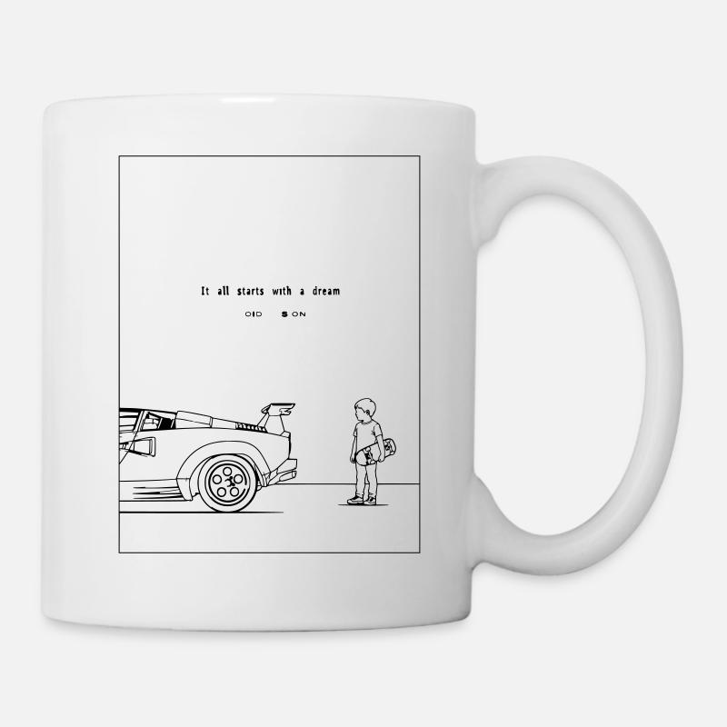It all Starts with a Dream - Tasse - Weiß