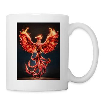 Phoenix Firecrest Burst - Mug - white - Right