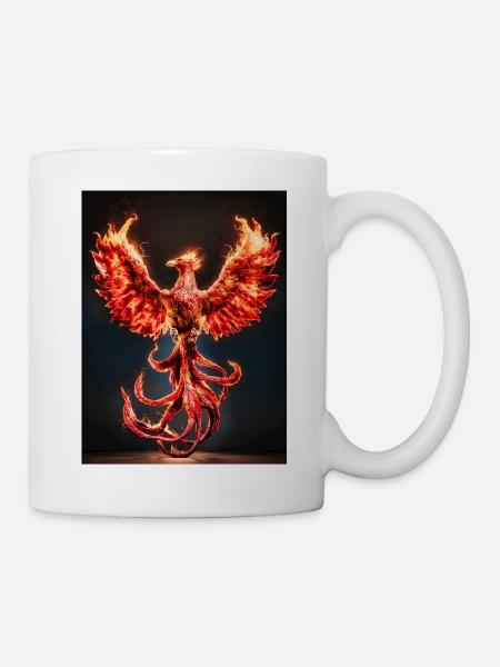 Phoenix Firecrest Burst - Mug - white