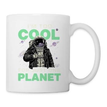 I'm too cool for just one planet - Mug - white - Right