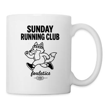 Sunday Running Club Foxletics - Mug - white - Right
