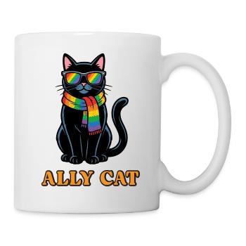 Pride Month LGBTQ - Ally Cat - Mug - white - Right