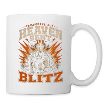 Le ciel envoie le football chrétien des Lightning - Mug blanc - blanc - Droite