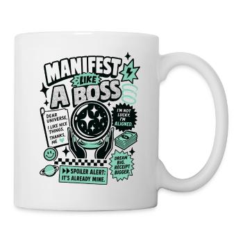 Manifesto Like A Motivation Saying - Mug - white - Right