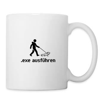 Admin Exe Ausführen - Tasse - Weiß - Rechts