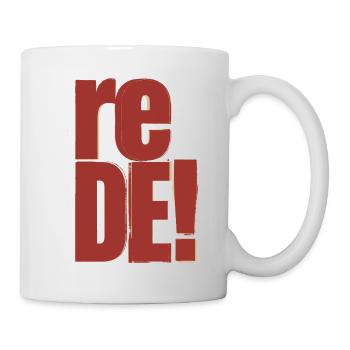 reDE Spruch Gaming Streamer Zitat Typografie - Mug blanc - blanc - Droite