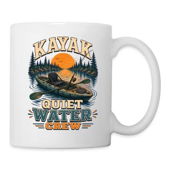 KAYAK QUIET WATER CREW Angeln - Tasse - Weiß - Rechts