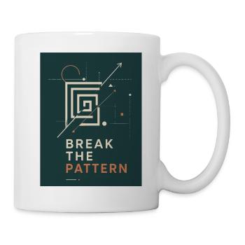 Bbreak das Muster - break The Pattern - Mug - white - Right