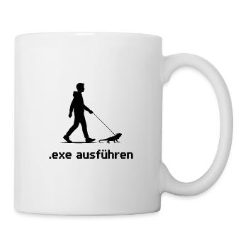 .exe ausführen ADMIN - Tasse - Weiß - Rechts