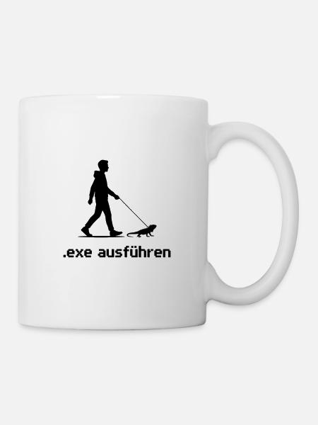 .exe ausführen ADMIN - Tasse - Weiß