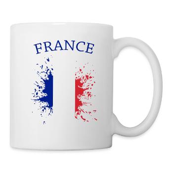 French flag - Mug - white - Right