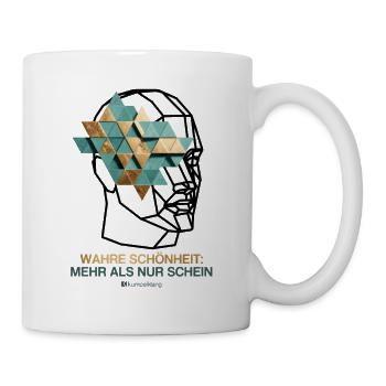 Wahre Schönheit - Tasse - Weiß - Rechts
