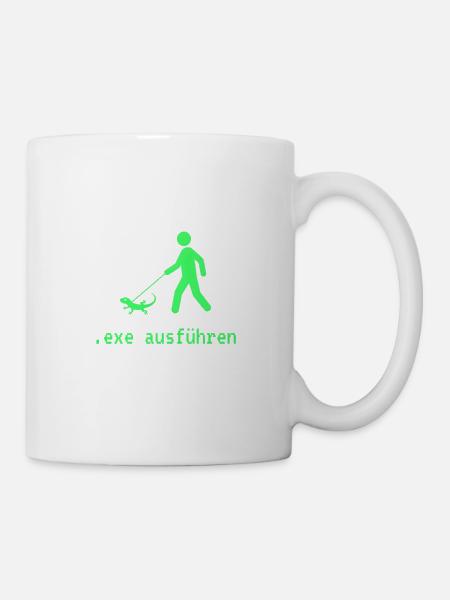 .exe ausführen ADMIN - Tasse - Weiß