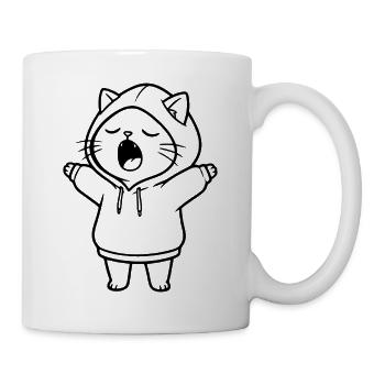 Chat - Mug blanc - blanc - Droite