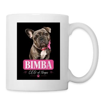 Fille PDG de la sieste - Mug blanc - blanc - Droite