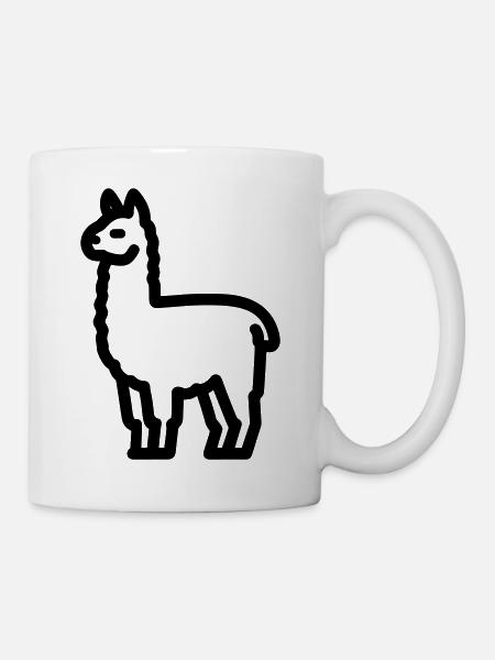 Baby Llama - Tasse - Weiß