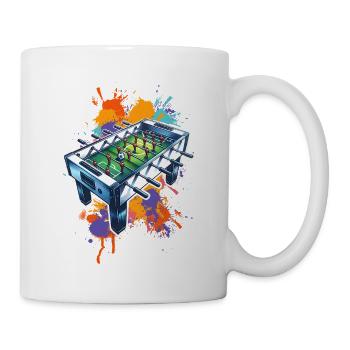Tischkicker Tischfußball - Tasse - Weiß - Rechts