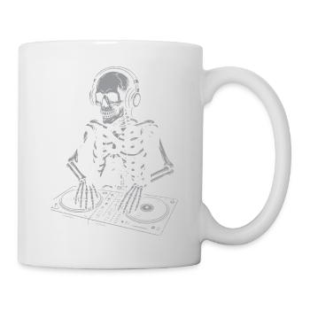 DJ Disco King Skeleton  - Mug - white - Right