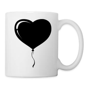 Ballon Cardiaque - Mug blanc - blanc - Droite
