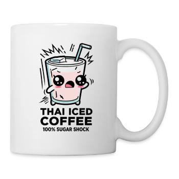 Thai Iced Coffee Kawaii Cup - Mug - white - Right