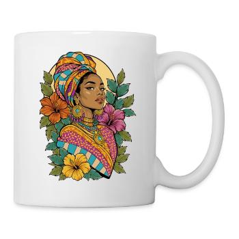 Afrique multicolore - Mug blanc - blanc - Droite